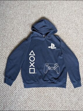 Sony PlayStation Navy Blue Hoodie